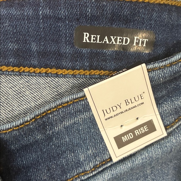 Judy blue relaxed fit size 7/28 new mid rise - Picture 7 of 13